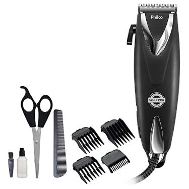Imagem de Cortador de Cabelos Philco PCR12CR Skull Pro Chrome 9 Em 1 Preto 18W 110V