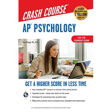 Imagem de Ap(r) Psychology Crash Course, Book + Online: Get a Higher Score in Less Time