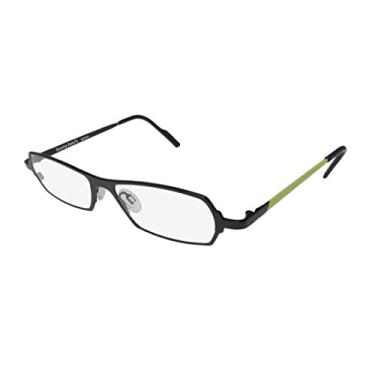 Imagem de Armação de óculos feminino/feminino Harry Lary's Mixxxy, aro completo, importado da França, Black / Lime, 50-15-0