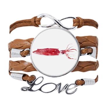 Imagem de DIYthinker Pulseira com pingente de corda de amor e corrente macia de peixe oceano para presente