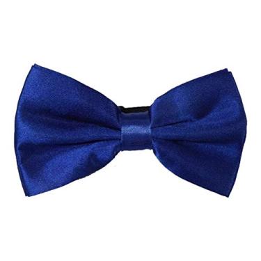 Imagem de Gravata Borboleta Com Regulador Adulto E Infantil (Infantil, Azul Royal)