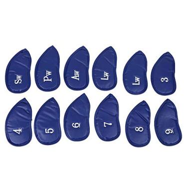 Imagem de Naroote 【 】 Capa para taco de golfe de taco de ferro, capa para taco de taco de ferro para taco de golfe (padrão de lichia royal)