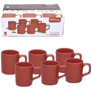 Jogo de Xícara 6 peças de Vidro para Café Xadrez 100ml: você compra na  Reviva Home