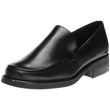Imagem de Franco Sarto Mocassim feminino sem cadarço Bocca, Couro preto, 8 Wide