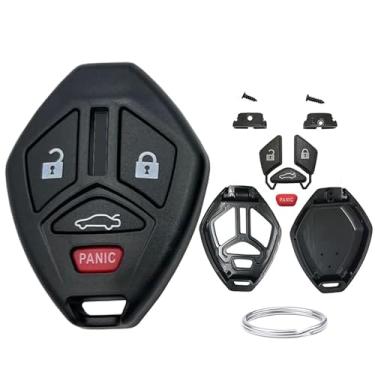 Imagem de EJOAOJE Capa de substituição para Mitsubishi Key Fob serve para Mitsubishi Eclipse Endeavor Galant Lancer Outlander Keyless Entry Key Fob Case (4 botões)