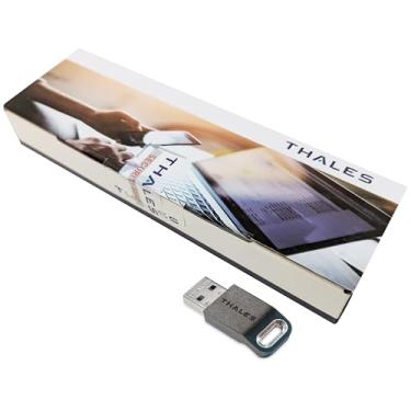 Imagem de Thales - SafeNet eToken Fusion - Chave de segurança certificada FIDO2 resistente a phishing para certificados digitais ou aplicativos da Web e autenticação de desktop - USB-A, pacote com 50