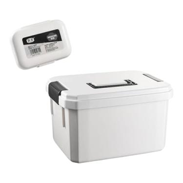 Imagem de Ysyqkn Kit de Primeiros Socorros Multiuso com Tampa, Ideal para Escritório, Carro E Local de Trabalho, L e caixa pequena