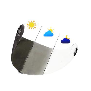 Imagem de Viseira de proteção fotocromática para SHOEI CWRF X15 CNS1 GTAIR, AGV Pista GPRR K1 K6, HJC Rpha11 Rpha70, X803, RX7X, Z7, Z8, FF801 (X-803 fotocromática)