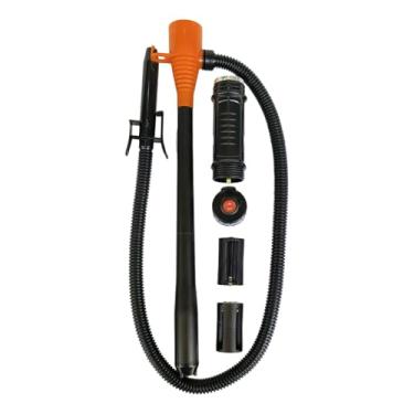 Imagem de MotiveTech Bomba de Fluido Portátil para Troca de óleo em Motocicletas, Preto, Laranja