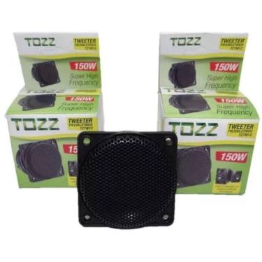 Imagem de Kit C/10 Tweeters Piezoelétrico 75Rms150W Quadrado-Tozz