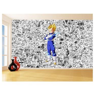 Imagem de Papel De Parede 3D Dragon Ball Vegeta Anime 3,5M Dbz595