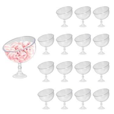 Imagem de 16 Baleiros 1,5l Taça Premium Bomboniere Acrílico Elegante (TRANSPARENTE)