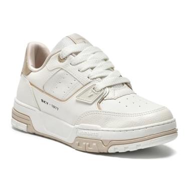 Imagem de Tênis Via Marte Feminino Sk-1977 218-009 Branco/gold