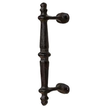 Imagem de Baoblaze Puxador de portão de ferro fundido, puxador de porta de armário de cozinha, acessório multifuncional, instalação rápida, ornamental, rústico