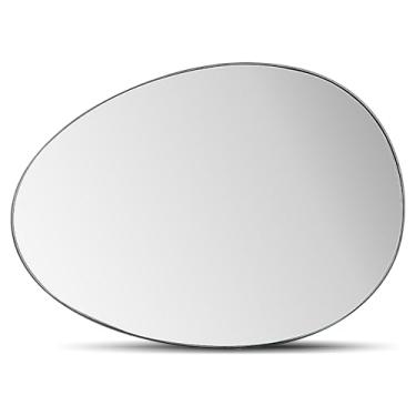 Imagem de AUTOKAY Vidro retrovisor esquerdo do lado do motorista com função de aquecimento serve para Mini Cooper 2007-2015, vidro retrovisor aquecido do lado esquerdo vidro convexo substitui 51169803193