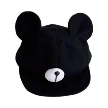 Imagem de Chapéu de Bebê Unissex com Orelhas de Urso - Macio e Confortável, 44-4