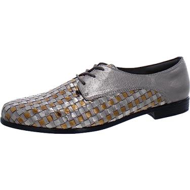 Imagem de Trotters Sapatilha feminina Lizzie Oxford, Combo de estanho, 34