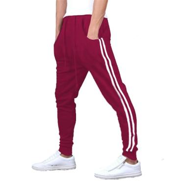 Imagem de Calça De Moletom Masculina Saruel Skinny Sport Luxo-Masculino
