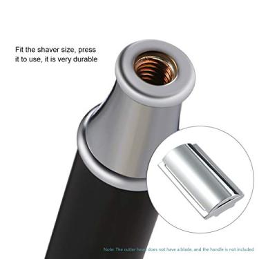 Imagem de Yinhing Pente Aberto de Cabeça Dupla, Ferramenta de Barbear, Liga de Zinco Premium, à Prova de Ferrugem, Barbeiro Masculino, Uso Doméstico, Cor Prata, Tamanho Compacto, 1 Pacote