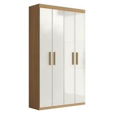 Imagem de Armário Multiuso 4 Portas 6 Prateleiras 1,82m Aramóveis -, Atacama / O