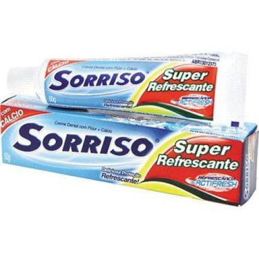 Imagem de Creme Dental Sorriso Com Cálcio Super Refrescante 50g