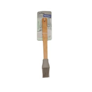 Imagem de Pincel de Untar em Silicone 30 cm - Cinza - 1 unidade - Fratelli - Riz