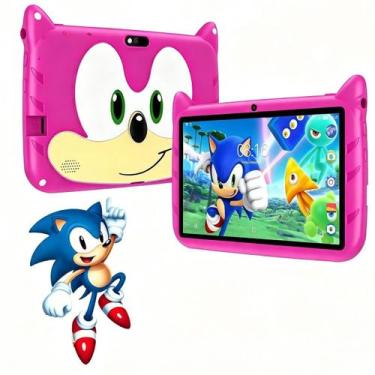 Imagem de Tablet Sonic Rosa Para Crianças Android 13 64GB WiFi - GBG STORE, 64GB