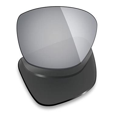 Imagem de Mryok Lentes de substituição polarizadas para Arnette Deep Ellum AN4262-55 mm - Titânio prateado