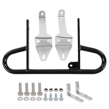 Imagem de Amortecedor traseiro da barra de apoio de GRCFUMO, barra de apoio larga traseira preta, aperto confortável do equilíbrio forte revestido em pó apto para yfz 450