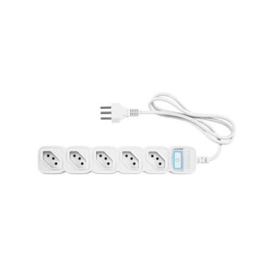 Imagem de Protetor Eletrônico Inteligente com 5 Tomadas EWS 305 Branco Intelbras