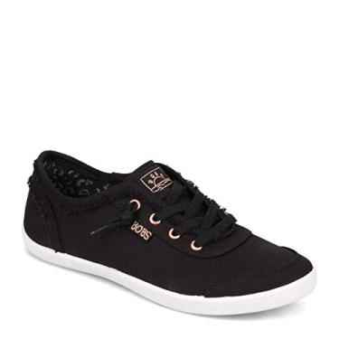 Imagem de Skechers Sapato feminino Bobs B fofo, Preto, 9 Wide
