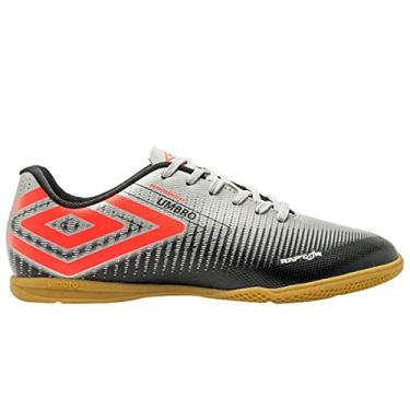 Imagem de Tênis Umbro Raptor, Masculino, Preto/Prata/Coral, 40