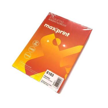 Imagem de Etiqueta 6183 Ink/Las 50,8X101,6mm 100fls Maxprint