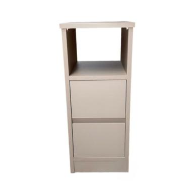 Imagem de Mesa De Cabeceira Com 2 Gavetas,DimensõEs 25x60x30cm(Conect)