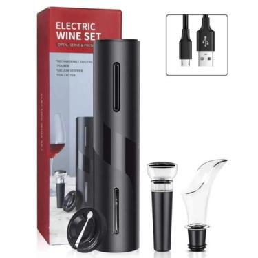 Imagem de Saca Rolhas Elétrico Premium Para Amantes De Vinho - Facilita