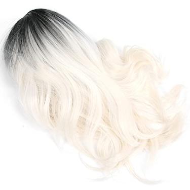 Imagem de Generic Peruca Sintética Feminina Com Gradiente Encaracolado para Festa de Halloween na Moda para Meninas, Peruca Cosplay de Fibra de Alta Temperatura