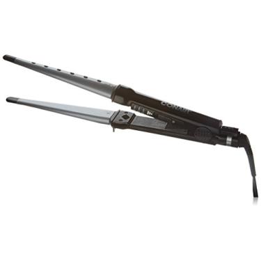 Imagem de Chapinha e Cacheador da Conair Titanium Tourmaline Split Barrel Conical, multifuncional chapinha, cacheador e alisador