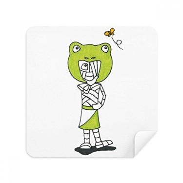 Imagem de Egito Múmia Horus Frog chapéu óculos pano limpador de tela tecido camurça pacote com 2