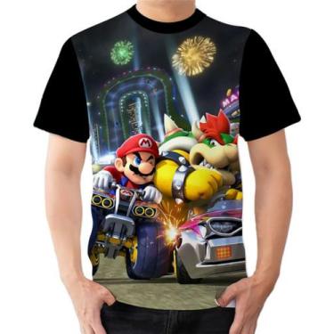 Imagem de Camisa Camiseta Mario Kart Browser Carro Videogame - Estilo Vizu