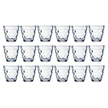 Imagem de Copos de Vidro Bangkok Transparente Redondo 250ML Água 18 un