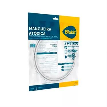 Imagem de Mangueira Atóxica Branca 1/4 para Filtros e Purificadores com 2m 7,9x6,1x0,9mm