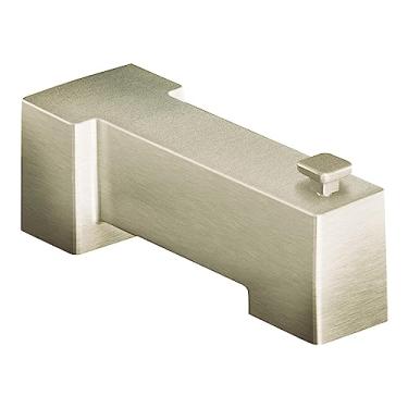 Imagem de Moen S3896BN Collection Bico de banheira moderno com desviador de 1,27 cm de conexão CC...