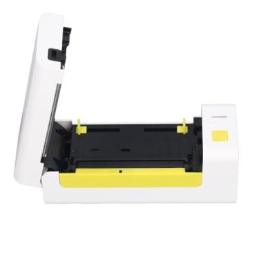 Imagem de Máquina de Impressão Térmica, Impressora de Etiquetas de Envio AC100-240V, Boa Compatibilidade, Recuo Automático Multifuncional para Escritório de Supermercado Doméstico (Plugue