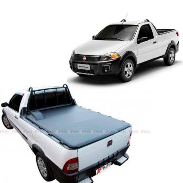 Imagem de Capota Lona Marítima Flash Cover p/ Strada 1998 até 2013 Cabine Simples