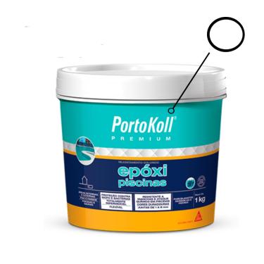 Imagem de Rejunte Especial Piscinas Epoxi 1Kg PortoKoll Premium Branco