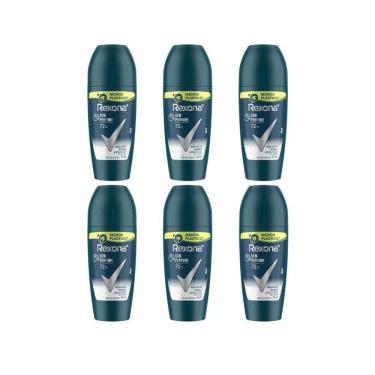 Imagem de Desodorante Roll-On Rexona 50Ml Masc Sem Perfume - Kit C/6Un