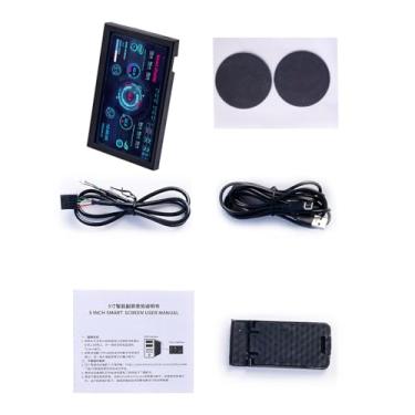 Imagem de NATEFEMIN Monitor de dados de CPU PC de 5 polegadas IPS USB Mini tela PC CPU RAM Monitor de dados Sensor Painel, AIDA64 isento