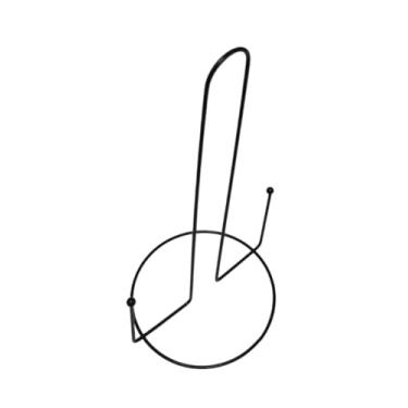 Imagem de Porta Papel Toalha Mesa Black 2 Esferas, Porta Rolo De Papel Toalha Suporte Guardanapo Rolo Organização Elegante Funcional Durável para Cozinha e Jantar- 29x13,5x15,5CM (Não incluído Papel) MELLUZ