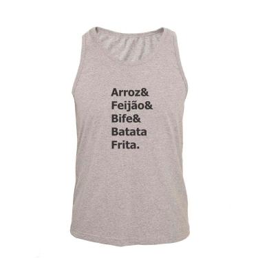 Imagem de Regata Masculina Algodão Arroz & Feijão Estampada Verão