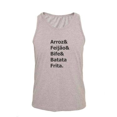 Imagem de Regata Masculina Algodão Arroz & Feijão Estampada Verão